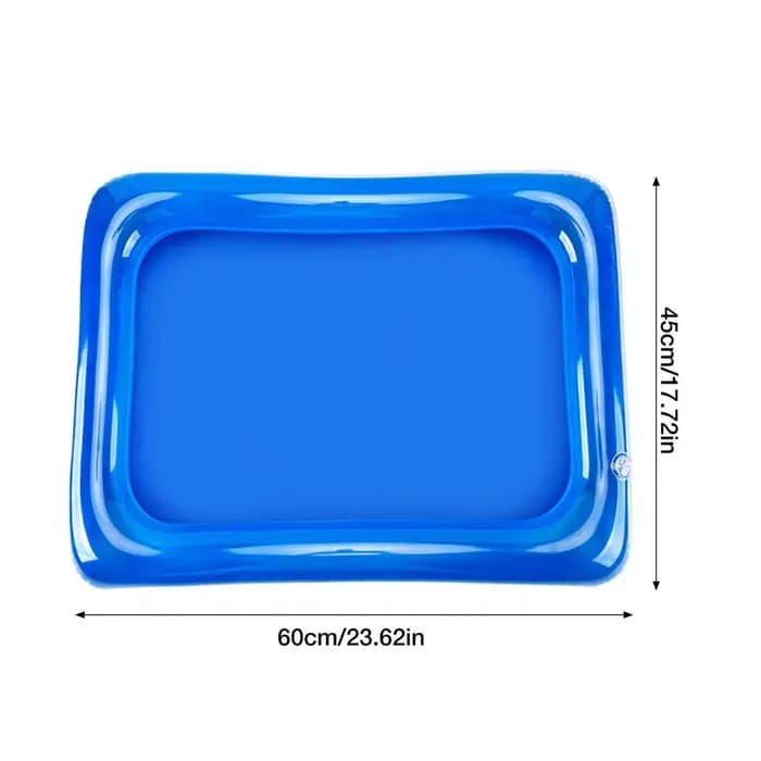 Bac de rinçage des pieds gonflable pour piscine, pour piscines hors sol et ladders d'entrée de pisci