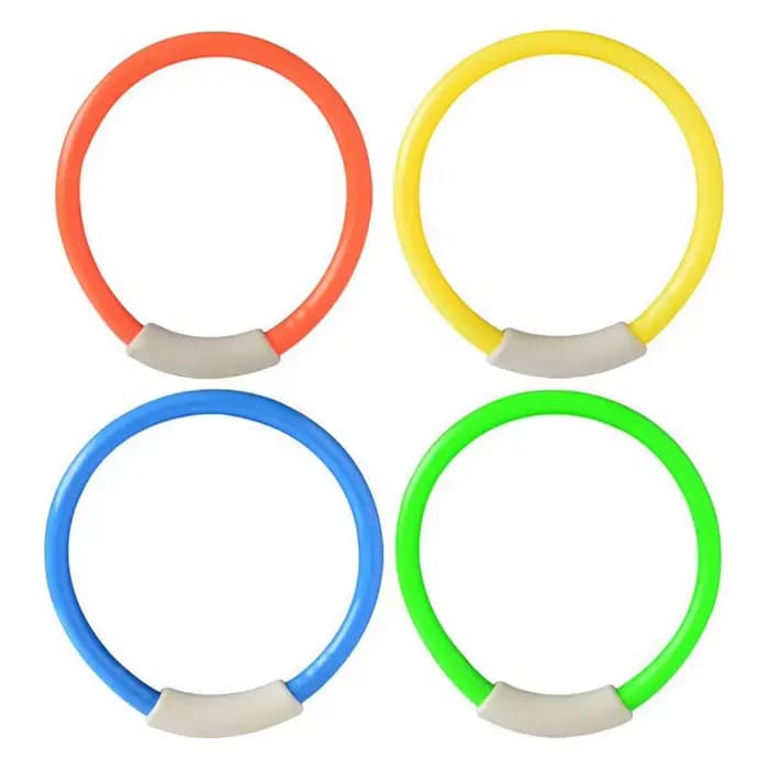 Anneaux de plongée coulants, jeux de plongée en piscine, jouets colorés, accessoires de natation, ré