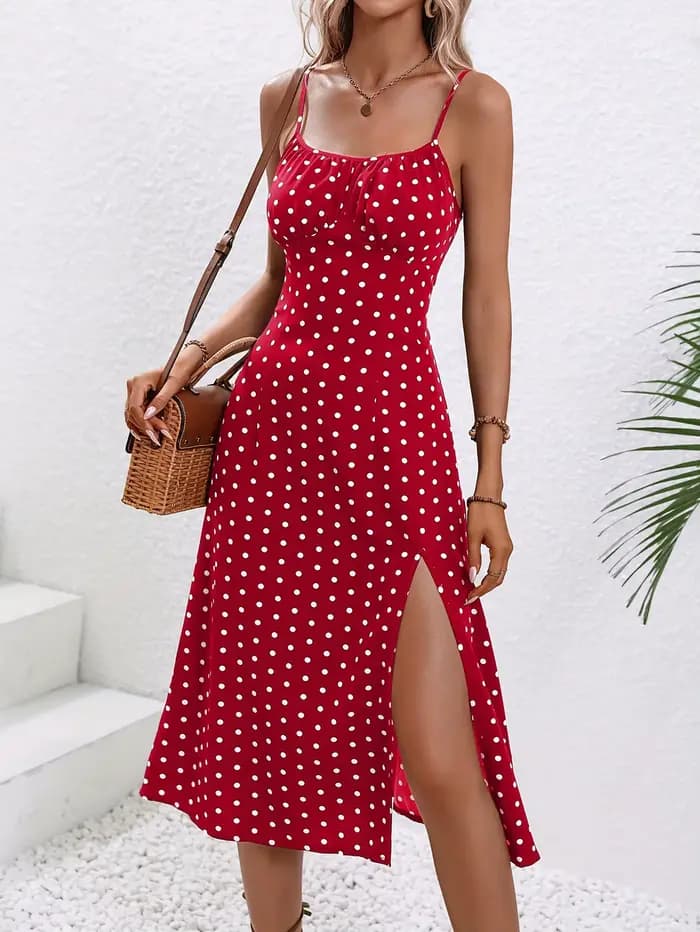 Robe de plage style Boho pour femmes, imprimé Floral, bretelles Spaghetti, imprimé, bretelles élégan