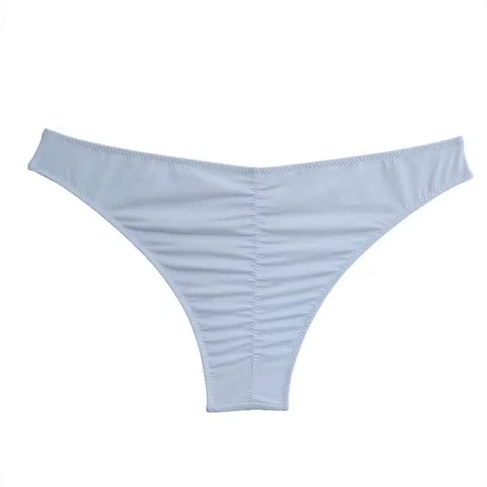 Maillot de bain brésilien Sexy pour femmes, bas de Bikini taille basse, noir/blanc/rose, été