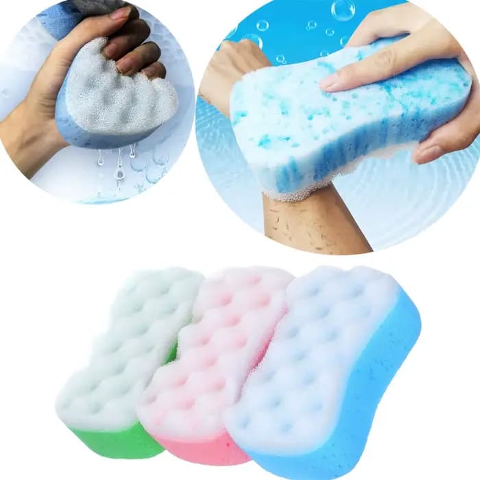 Éponge de bain douce, brosse de massage exfoliante pour le corps, gant de toilette, accessoires de d