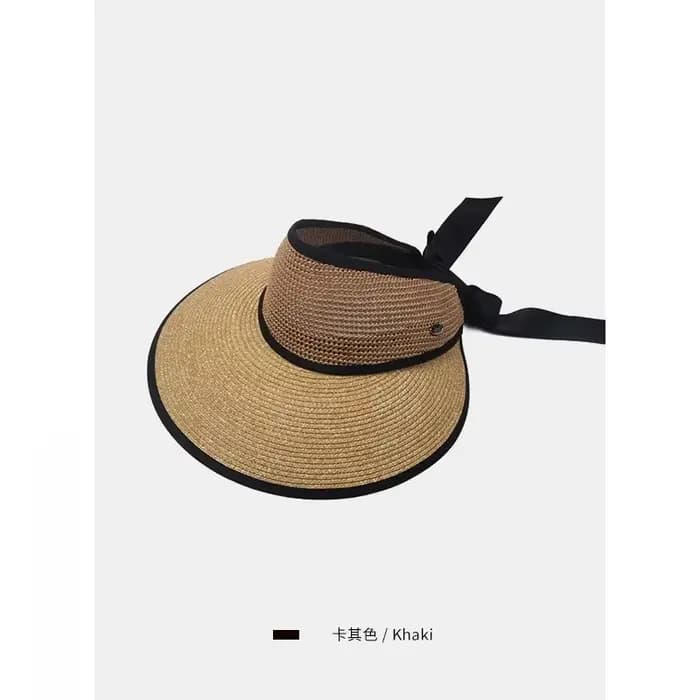 Chapeaux de paille pour femmes, chapeau de plage, protection solaire contre les UV, casquette à gros