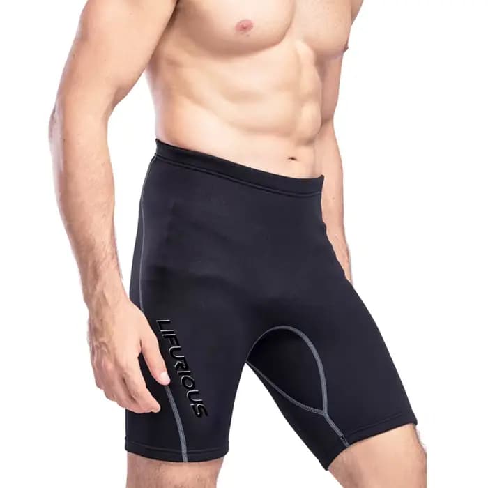 Short de plongée en néoprène 2 mm pour homme – Maillot de surf chaud et super extensible, pantalon c