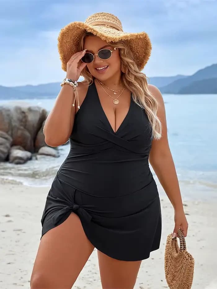 Tankini grande taille maillot de bain femmes 2024 Bikini grande taille maillots de bain femmes une p