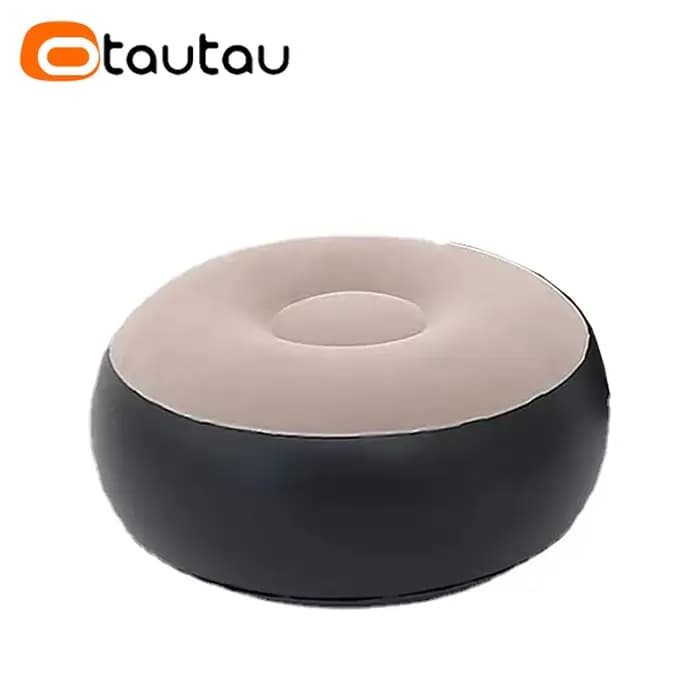 OTAUTAU Chaise Longue Gonflable Extérieure Siège Inclinable Piscine Jardin Plage Portable Canapé de