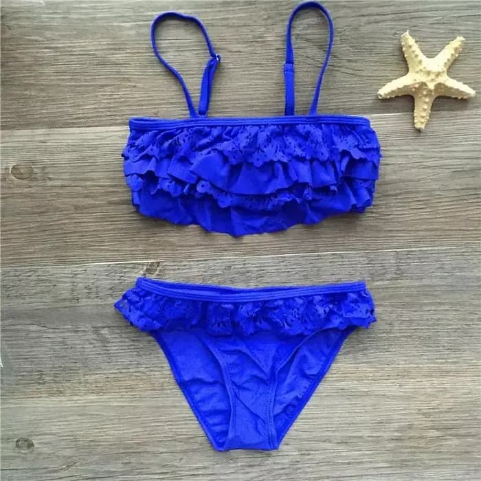 7-16 ans maillots de bain pour enfants Falbala maillot de bain pour filles bébé enfants Biquini Infa
