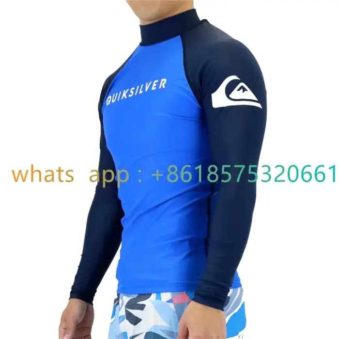 Combinaison de surf pour hommes, chemises à manches longues, séchage rapide, vêtements de Fitness, n