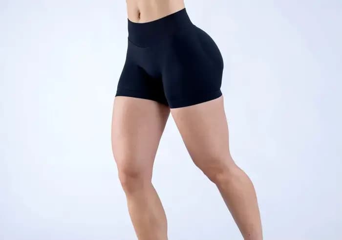 Shorts de sport pour femme, effet push-up, pour l'entraînement en salle de sport, shorts de yoga san