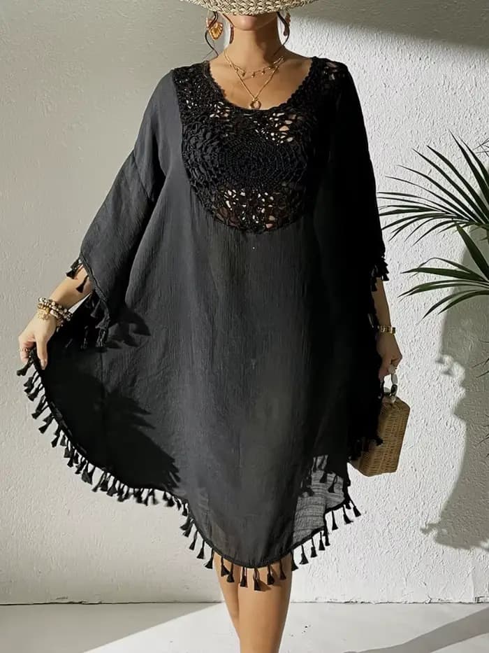 Robe de plage sexy pour femme, tenue de bain d'été, chemise de plage pour femme