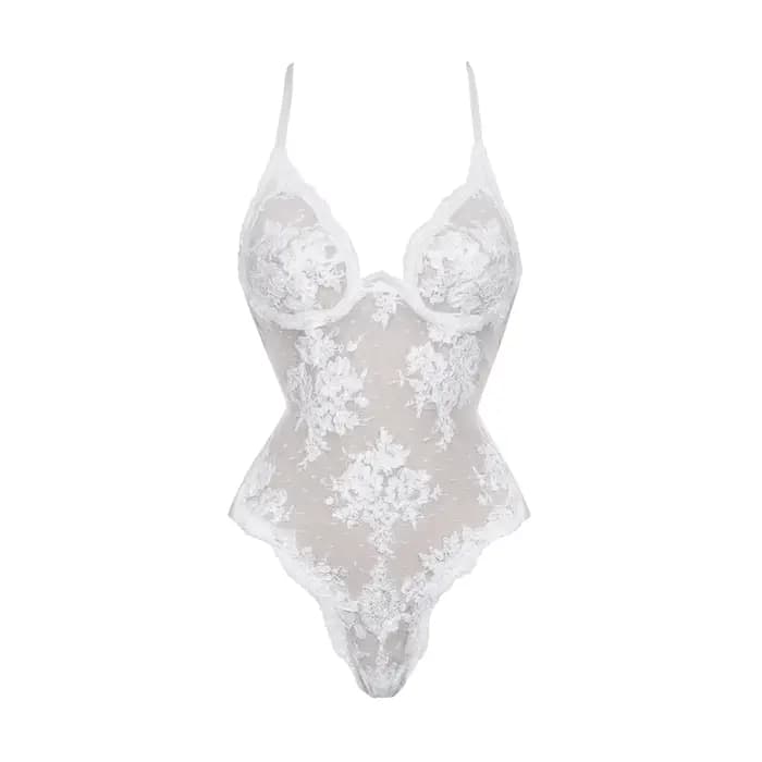 3 pièces maillot de bain blanc femmes Sexy maillots de bain femme licou Bikini Push Up Biquini jupe