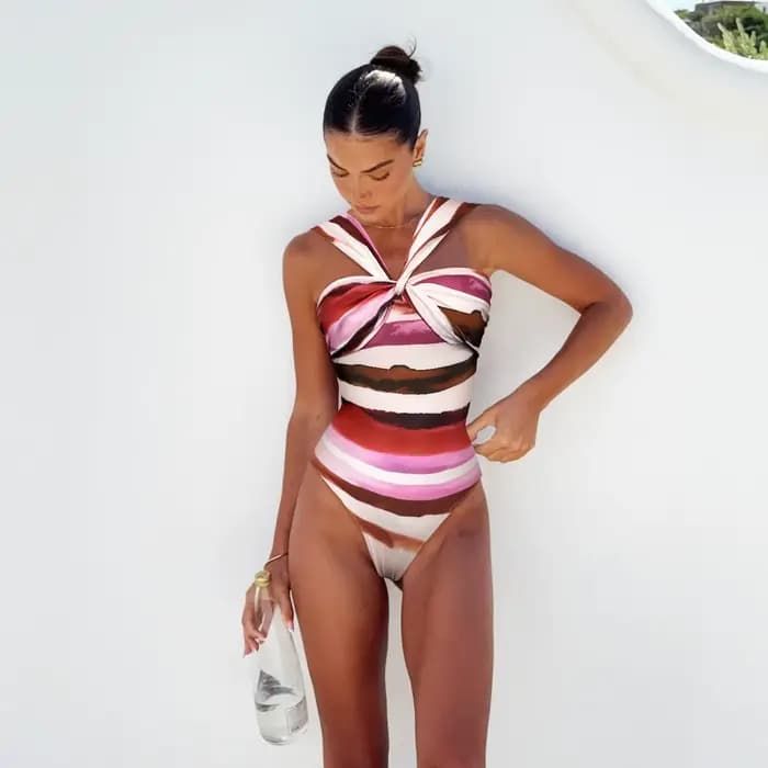 Maillot de bain une pièce, sexy, couleur unie, blanc, à volants, jaune, pour femmes, vêtements de pl