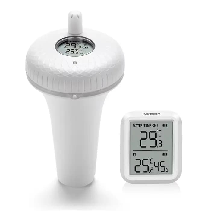 INKBIRD IBS-P01R Thermomètre de piscine flottant sans fil Bain pour animaux de compagnie pour piscin