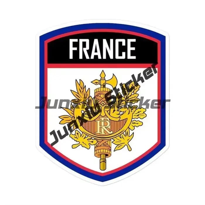 Autocollants d'emblème France Coat of Arms Feel, Paris, Mont Martre, sceau de Cannes, autocollant en