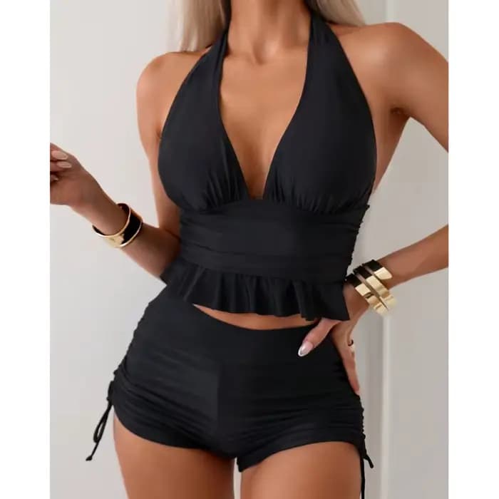 Maillots de bain d'été Tankini ensemble maillot de bain pour femme Push Up pour plage vêtements de n