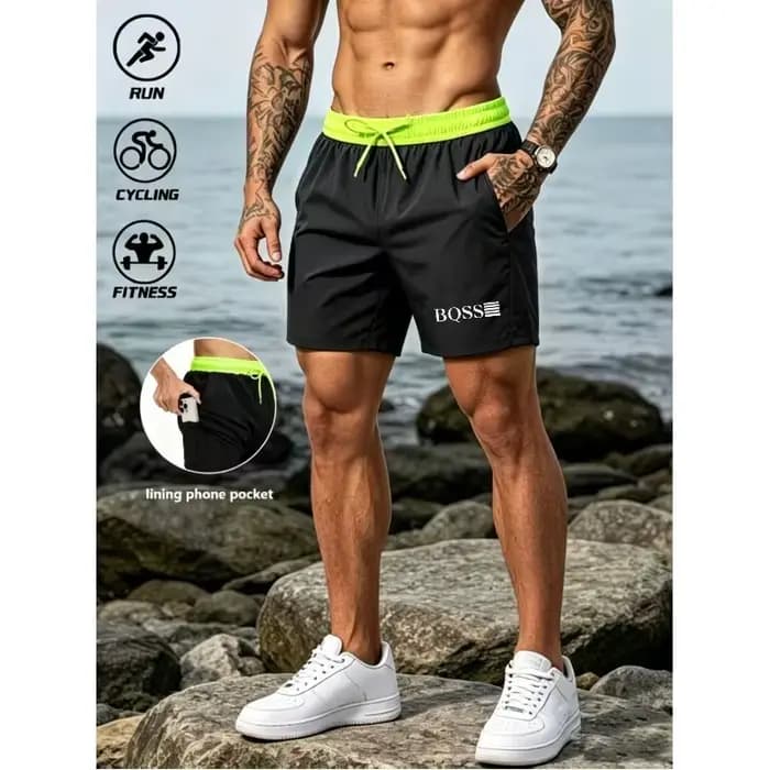 Shorts de bain pour hommes, maillots de bain d'été, shorts de bain à séchage rapide, pantalon de bai