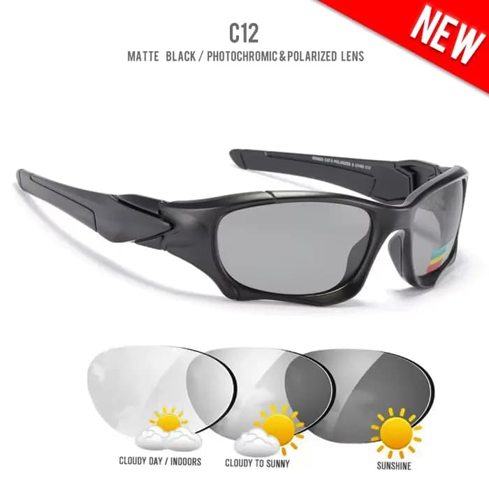 Lunettes de soleil de sport d'extérieur KDEAM 2026 pour hommes et femmes, classiques, polarisées HD,
