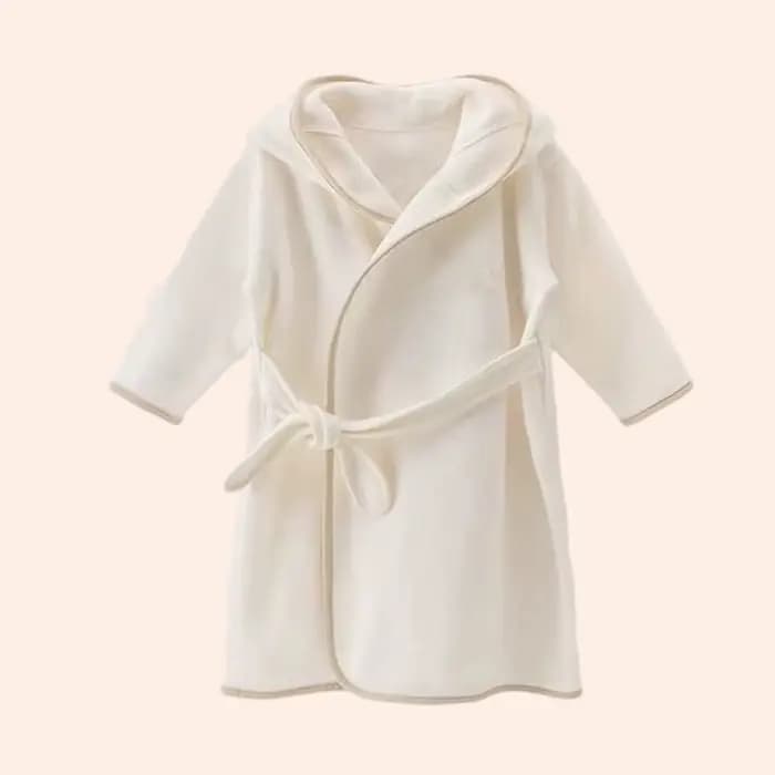 Peignoir de bain pour enfants brodé avec nom personnalisé | Ultra doux absorbant, toutes saisons p
