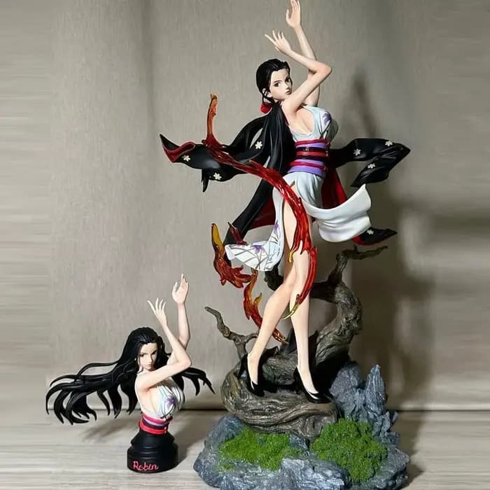 Figurine d'action Anime One Piece, figurine Robin, démon Robin, jouets en PVC, modèle de statue, jou