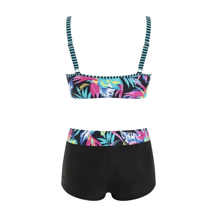 Femmes deux pièces Tankini Bikinis maillot de bain tenue