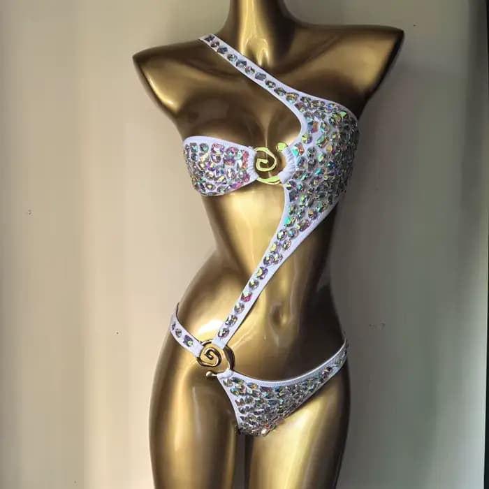 2025 nouvelle mode maillot de bain bar bikinidiamond bikini barre de cristal
