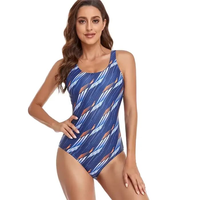 TUNIControl-Maillot de bain vintage une pièce pour femme