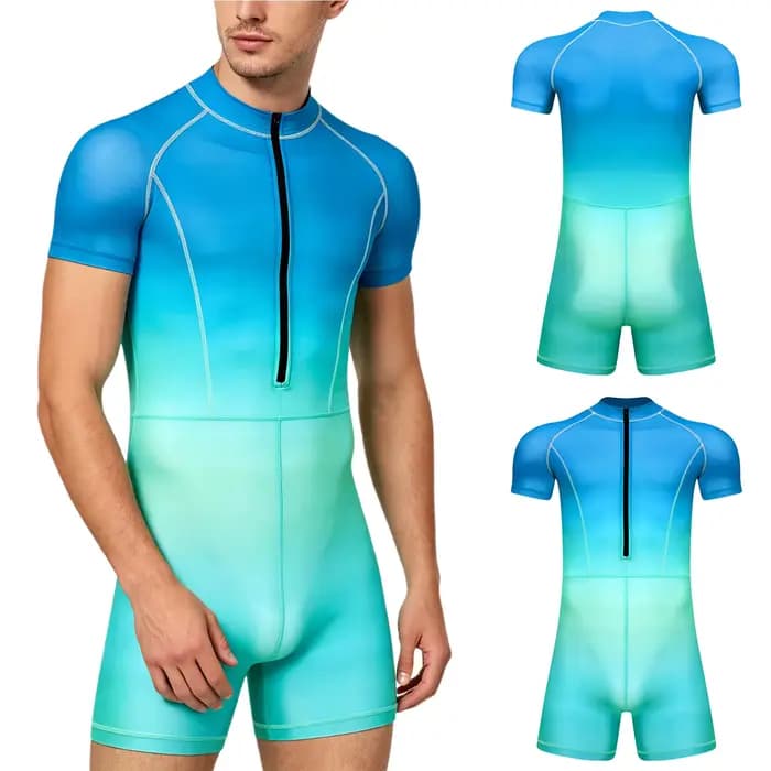 Combinaison de bain une pièce pour homme