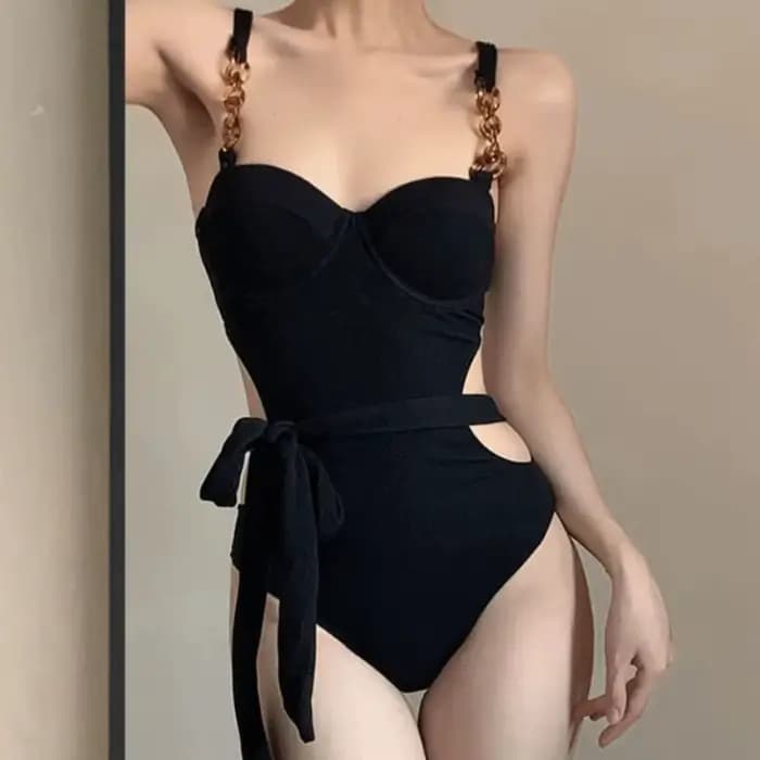 Maillot de bain triangle tendance au design unique