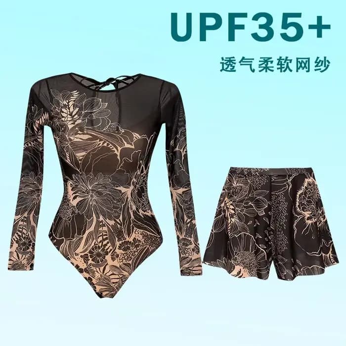 Maillot de bain une pièce pour femme Bi kini Sunscreen Speed