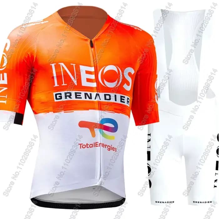 Ensemble de maillot de cyclisme Netcompany-Ineos 2026 pour le Tour de l'Italie, vêtements gris pour vélo, maillot de cyclisme, short de cyclisme