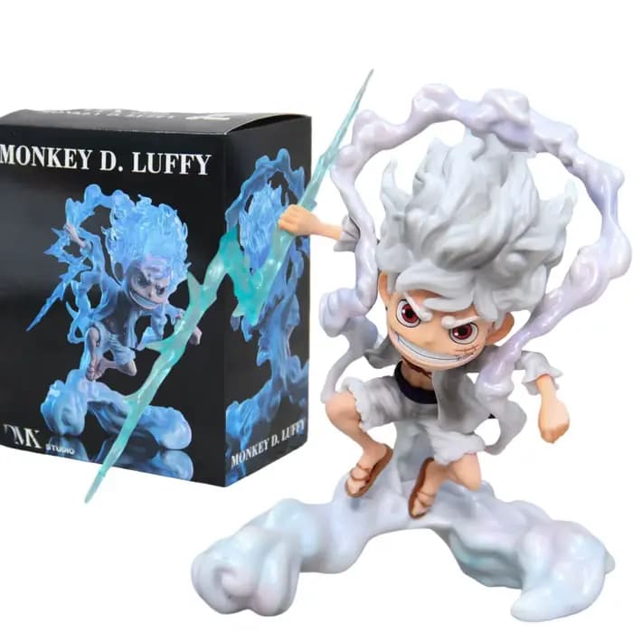 Figurines d'Anime One Piece - Ensemble Gear 5 Luffy Jewelry Bonney - Figurine d'Action en PVC - Modèle de Collection - Décoration de Bureau - Cadeau d'Anniversaire