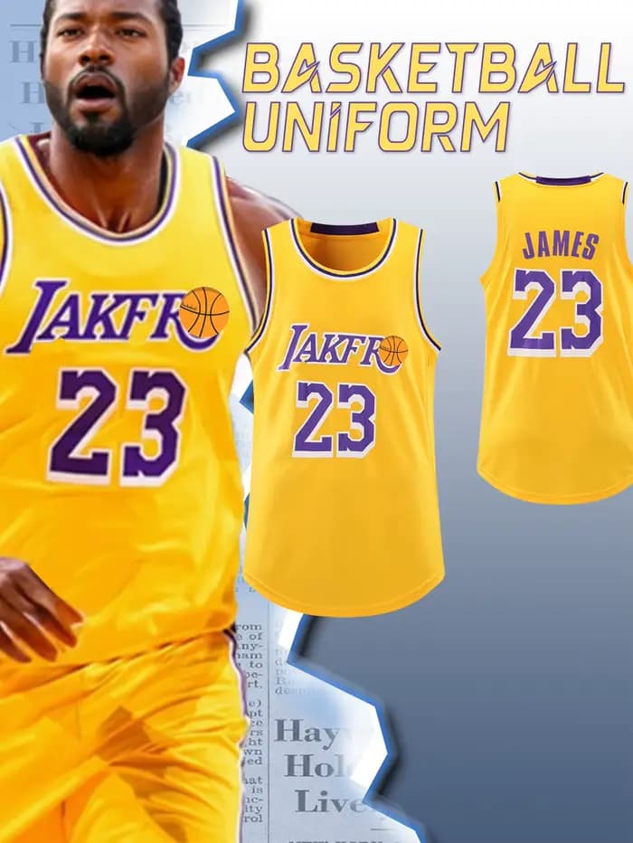 Maillot de basket-ball, t-shirt de basket-ball en mesh, haut de sport pour le basket-ball, haut d'uniforme d'équipe de basket-ball