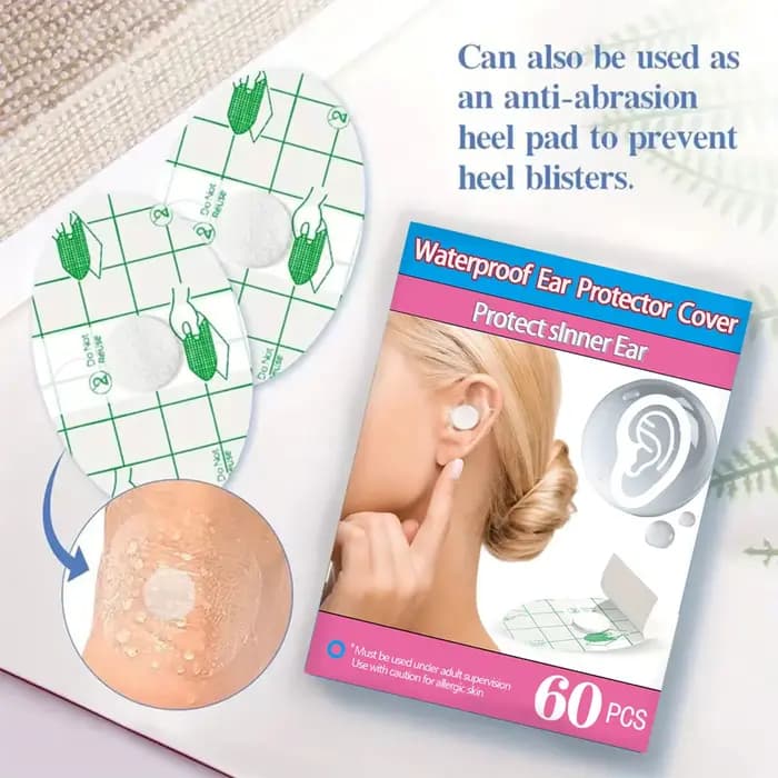 Protège-oreilles imperméables grands et petits pour la protection des oreilles lors du bain - Protège-oreilles imperméables - Doux et confortables, adaptés à la natation et