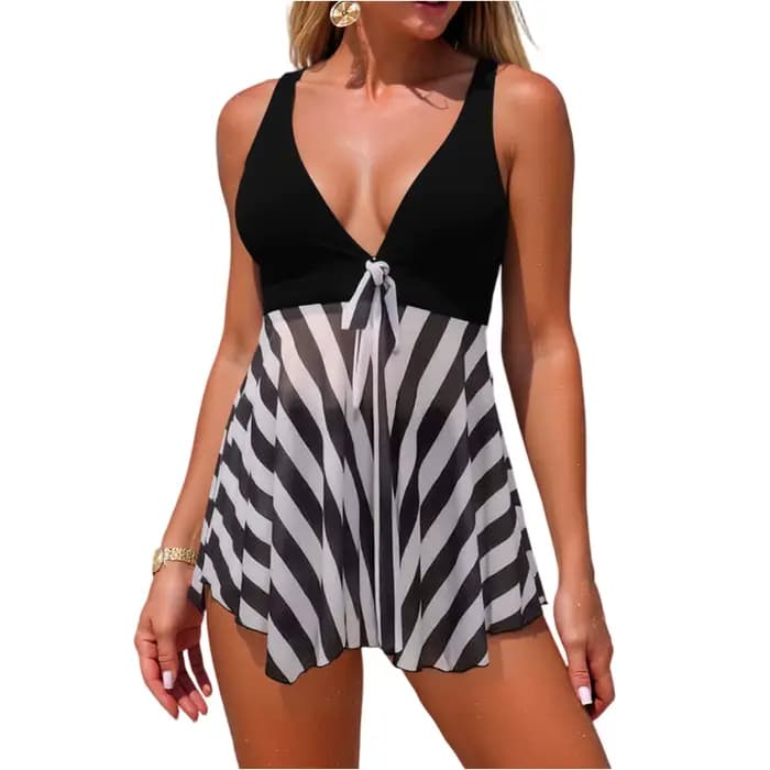 Ensemble deux pièces robe de bain pour femme