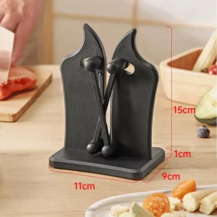 Affûteur de couteaux, outil d'affûtage de cuisine, affûtage facile et sûr, couteau de Chef de cuisine, couteau damas, outils de cuisine, fournitures de cuisine