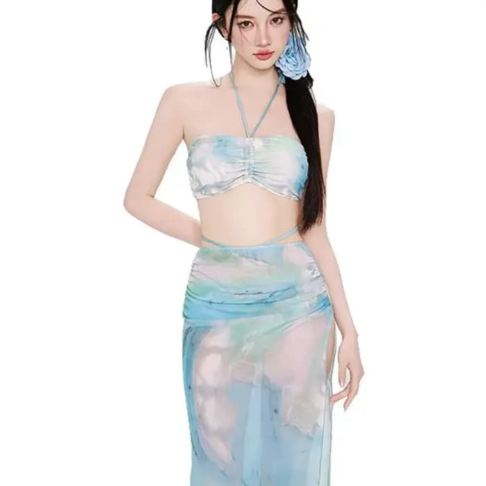 Maillot de bain fendu pour femmes