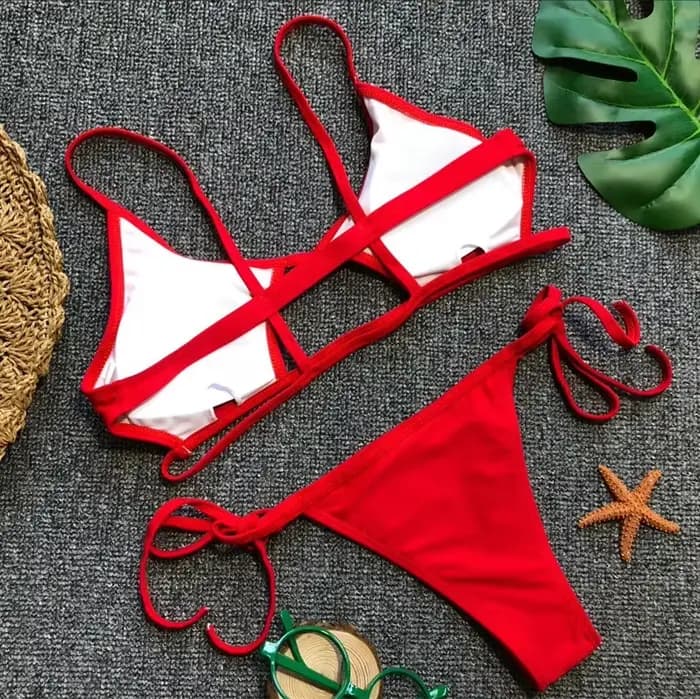 Bikini 2026 Sexy Hollow Swimwear Swimsuit Women Bikinis Set Bathing Suit Beach