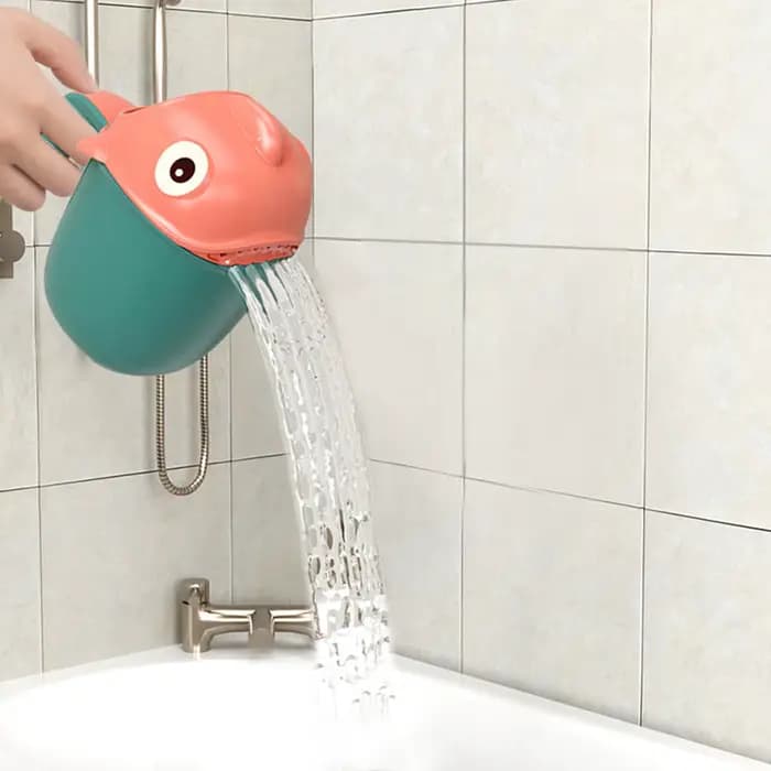 Gobelet de rinçage pour bébé durable en forme de poisson-clown