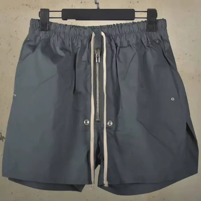 HKSH Nouvelle Collection Été – Short Chic Zippé Tendance Streetwear pour Homme, avec Rubans Décontractés et Fentes Polyvalentes pour Adolescents – HK5752