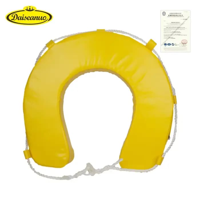 Accessoires universels de piscine, bouée de sauvetage, cuir PU imperméable, flotteur de sécurité pour sports nautiques, pour adultes et enfants