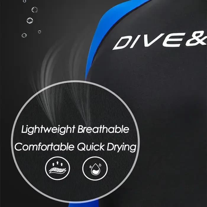 Combinaison de natation à manches longues pour hommes