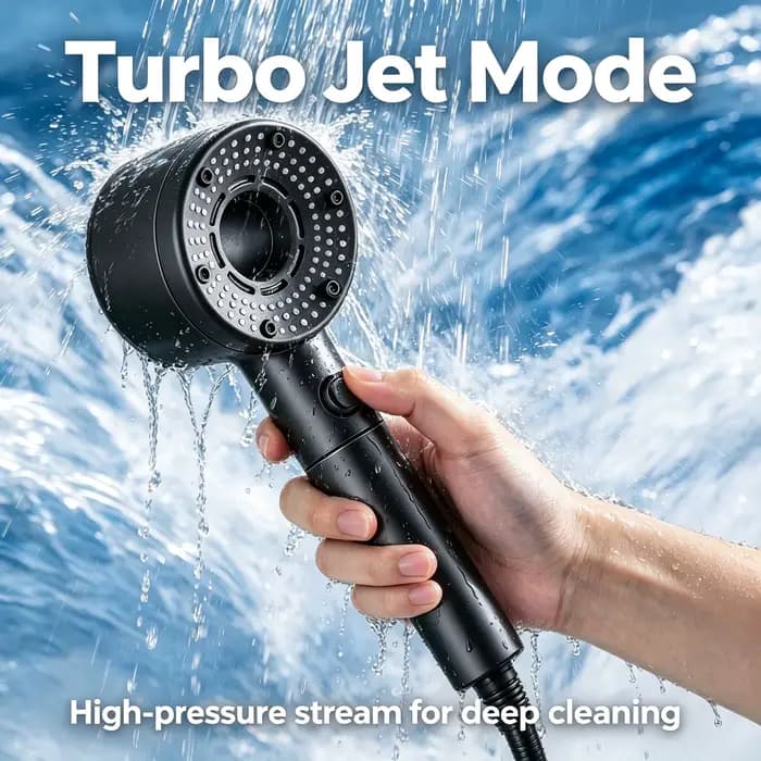 Ensemble de douche filtrante pour rénovation de salle de bain, système de filtration à pierres minérales purifiantes, jet de pluie haute pression