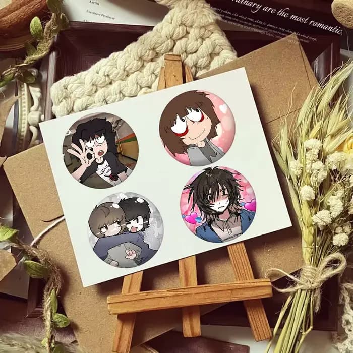 Broches Onewheatmark Will And Mike, badges humoristiques, bijoux fantaisie, cadeaux