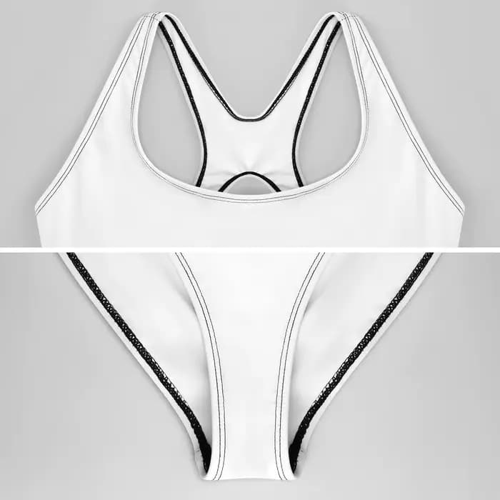 Maillot de bain une pièce à motif hawaïen pour femmes