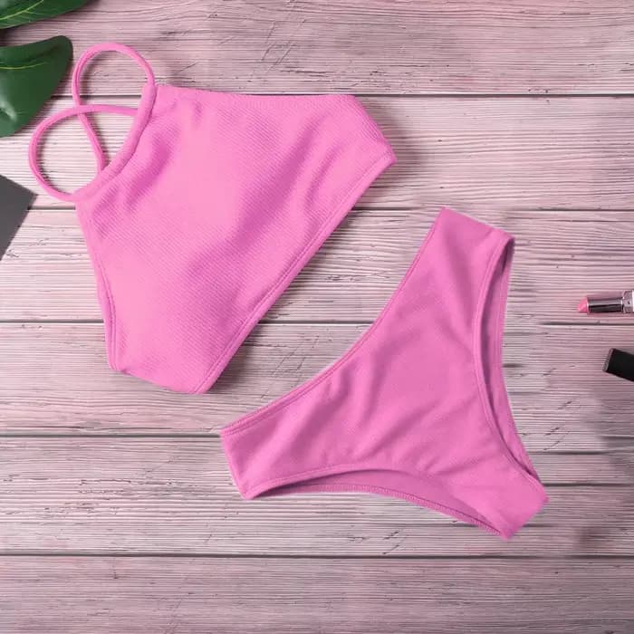 Bikini 2023 Sexy maillot de bain pour femme femmes côtelé