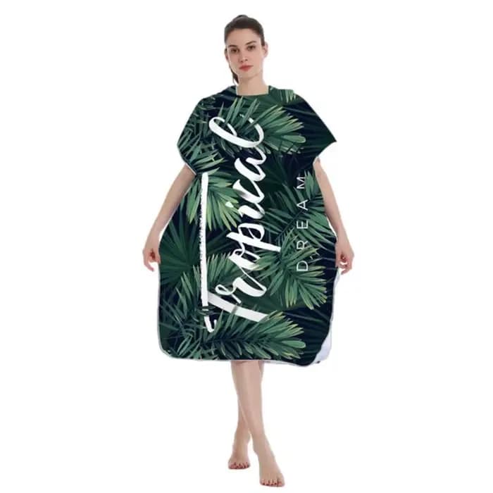 Poncho de Surf en tissu microfibre pour hommes et femmes