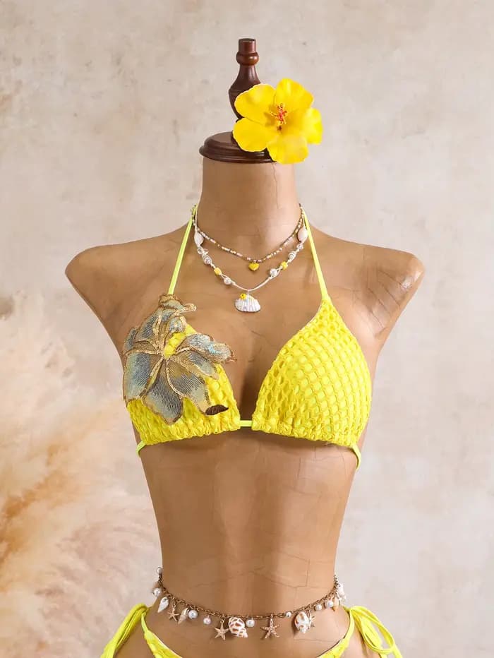 Maillot de bain sexy à rayures zèbre pour femme