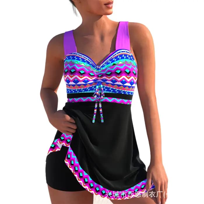 Offre spéciale de la saison nouveau maillot de bain Bikini dos nu Sexy femmes pantalons courts à séchage rapide jupe séparée Style maillot de bain de M