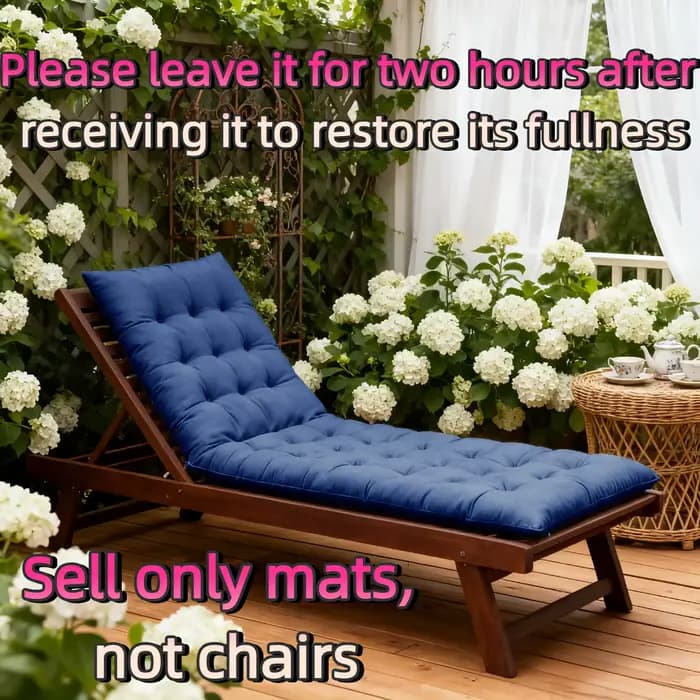 Coussin de chaise longue d'extérieur respirant et rafraîchissant