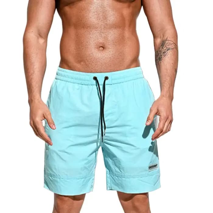 Short de bain long avec doublure pour homme