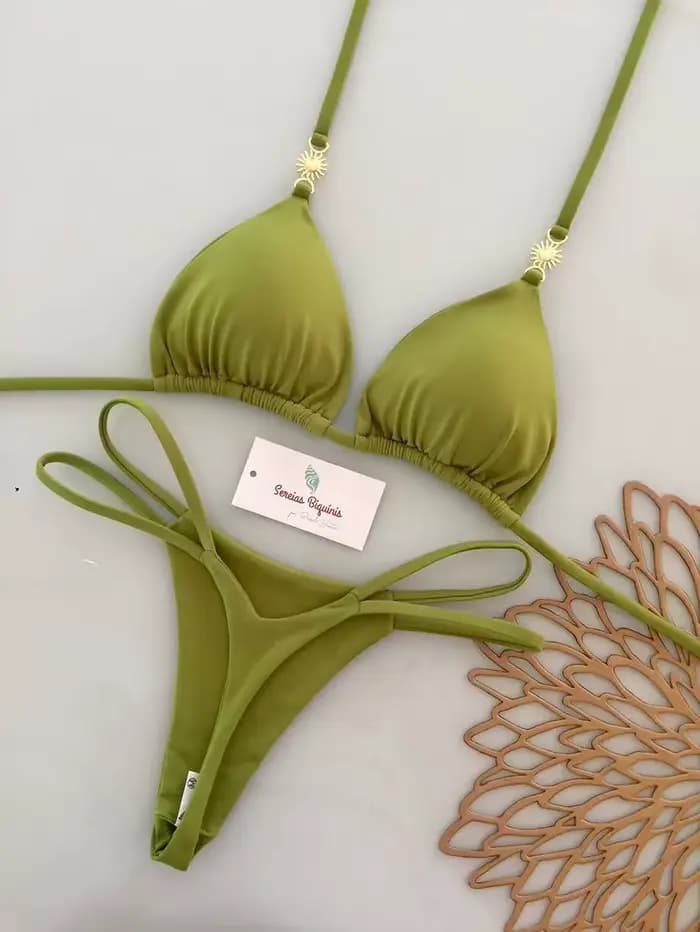 Maillot de bain brésilien Mciro imprimé rétro, Sexy, à lacets, dos nu, pour femmes, vêtements de plage, nouvelle collection 2026